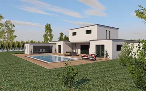 MAISON 3 CHAMBRES 160m² | Agir Bâtiment constructeur maisons individuelles La Palmyre Les Mathes Royan Charente Maritime